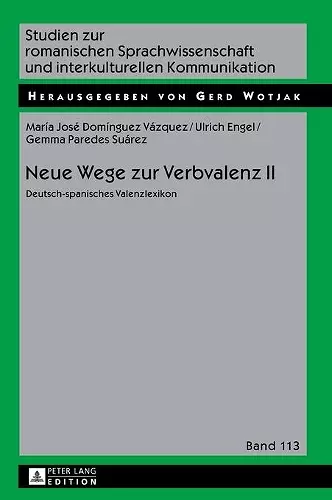 Neue Wege zur Verbvalenz II cover