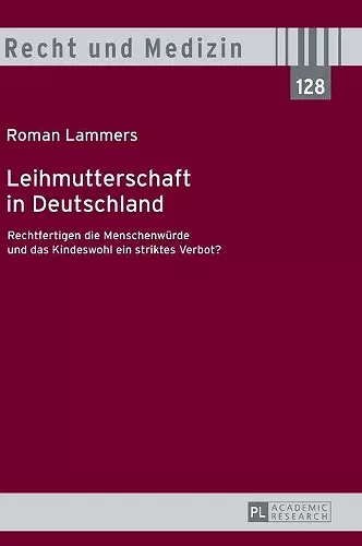 Leihmutterschaft in Deutschland cover