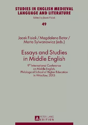 Essays and Studies in Middle English cover