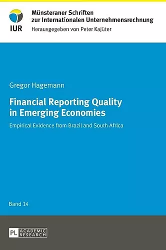 Financial Reporting Quality in Emerging Economies cover