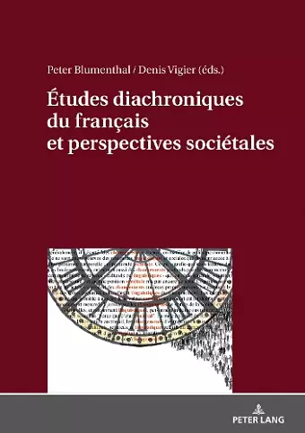 Études Diachroniques Du Français Et Perspectives Sociétales cover