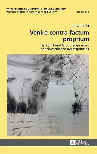 Venire contra factum proprium cover