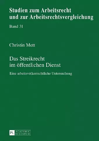 Das Streikrecht im oeffentlichen Dienst cover