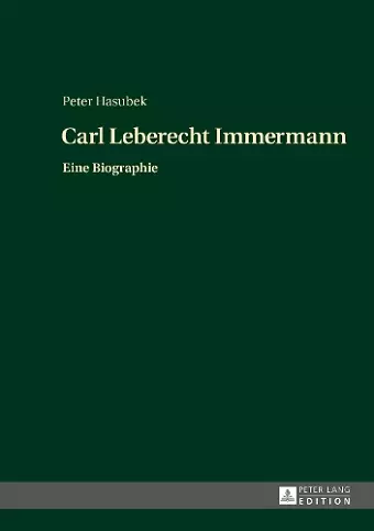 Carl Leberecht Immermann cover