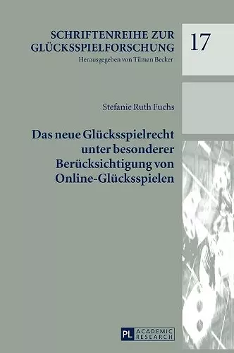 Das neue Gluecksspielrecht unter besonderer Beruecksichtigung von Online-Gluecksspielen cover