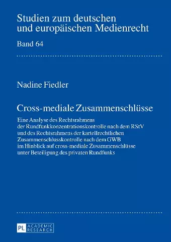 Cross-mediale Zusammenschluesse cover