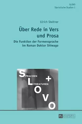 Ueber Rede in Vers und Prosa cover