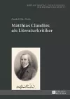 Matthias Claudius ALS Literaturkritiker cover