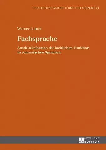 Fachsprache cover