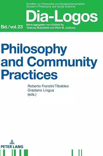 Philosophy and Community Practices cover