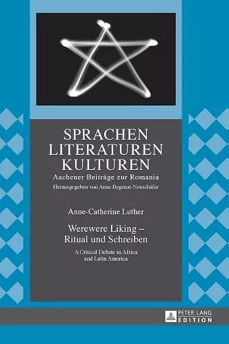 Werewere Liking - Ritual und Schreiben cover