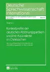 Kontextprofile der deutschen Abtoenungspartikeln und ihre Aequivalente im Chinesischen cover