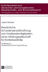 Persoenliche Schadensersatzhaftung von Vorstandsmitgliedern einer Aktiengesellschaft fuer Kartellverstoe�e cover