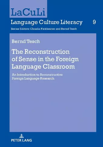 The Reconstruction of Sense in the Foreign Language Classroom cover