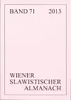 Wiener Slawistischer Almanach Band 71/2013 cover