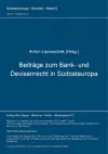 Beitraege Zum Bank- Und Devisenrecht in Suedosteuropa cover