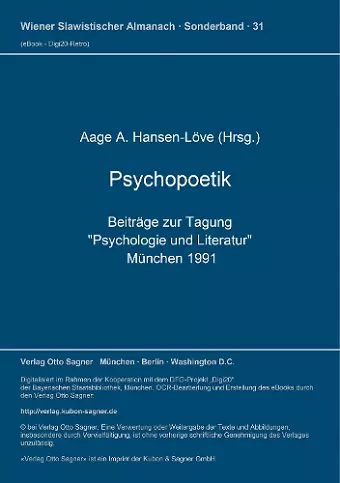 Psychopoetik cover