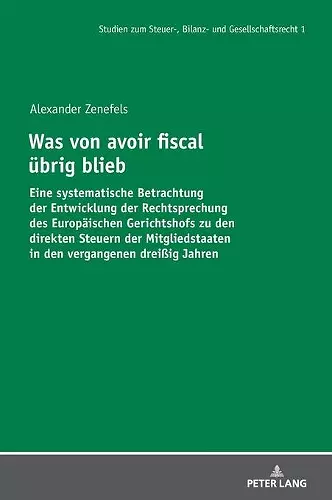 Was von avoir fiscal uebrig blieb cover