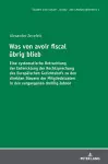 Was von avoir fiscal uebrig blieb cover