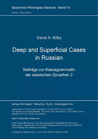 Deep and Superficial Cases in Russian cover