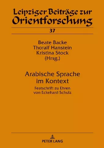 Arabische Sprache im Kontext cover