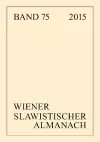 Wiener Slawistischer Almanach Band 75/2015 cover