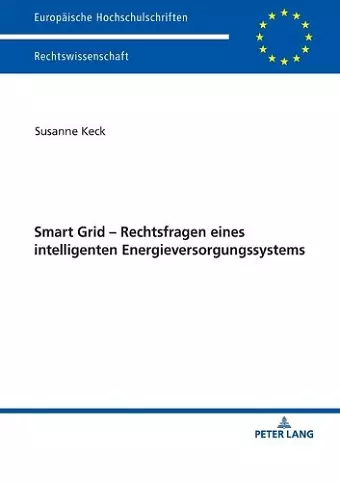 Smart Grid - Rechtsfragen Eines Intelligenten Energieversorgungssystems cover