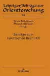 Beitraege zum Islamischen Recht XII cover