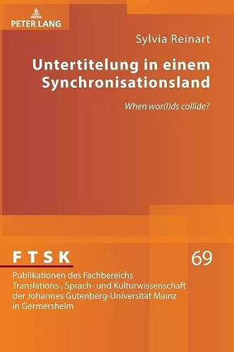 Untertitelung in einem Synchronisationsland cover