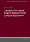 Authorial Presence in English Academic Texts cover