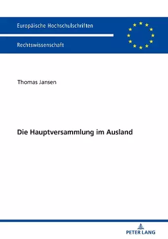 Die Hauptversammlung Im Ausland cover