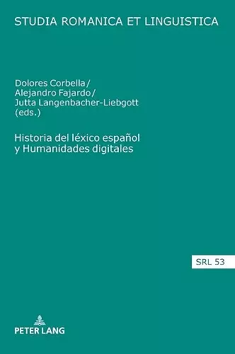 Historia del Léxico Español Y Humanidades Digitales cover