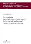 Die deutsche Unternehmensmitbestimmung - Reformdruck aus Europa? cover