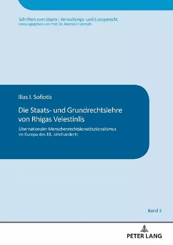 Die Staats- und Grundrechtslehre von Rhigas Velestinlis cover