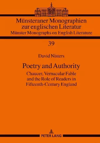 Poetry and Authority cover