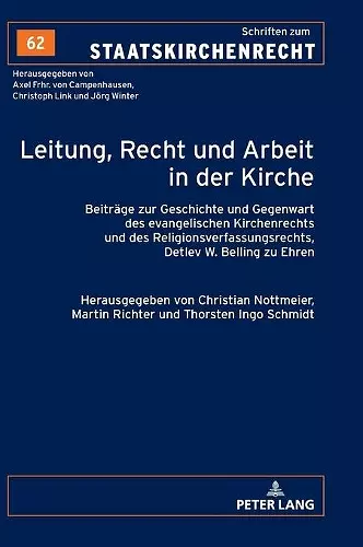 Leitung, Recht und Arbeit in der Kirche cover