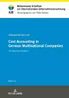 Cost Accounting in German Multinational Companies cover