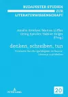 denken, schreiben, tun cover