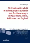 Die Ersatzmutterschaft Im Rechtsvergleich Zwischen Den Rechtsordnungen in Deutschland, Indien, Kalifornien Und England cover