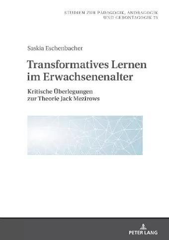 Transformatives Lernen im Erwachsenenalter cover