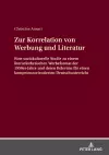 Zur Korrelation Von Werbung Und Literatur cover