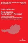 Kookkurrenz - Kovariation - Kontrast cover