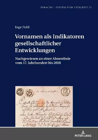 Vornamen als Indikatoren gesellschaftlicher Entwicklungen cover