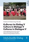 Kulturen im Dialog V – Culture in Dialogo V – Cultures in Dialogue V cover