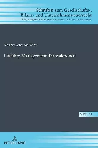 Liability Management Transaktionen cover