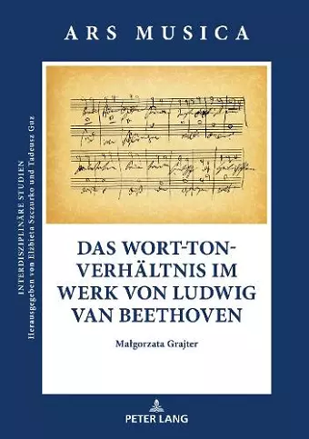 Das Wort-Ton-Verhaeltnis im Werk von Ludwig van Beethoven cover