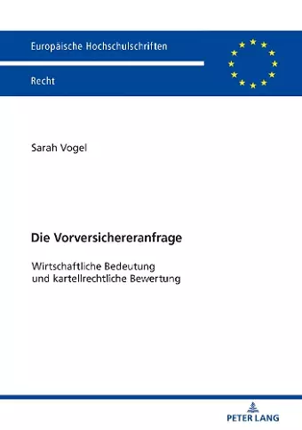 Die Vorversichereranfrage cover