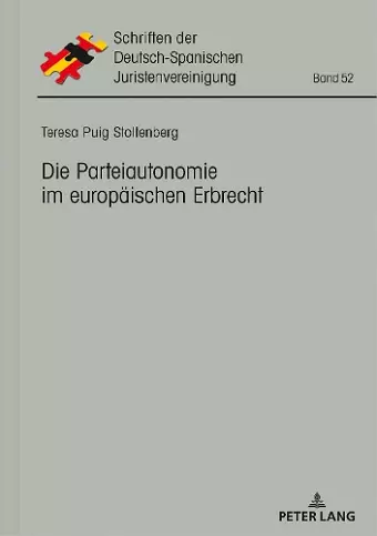 Die Parteiautonomie im europaeischen Erbrecht cover