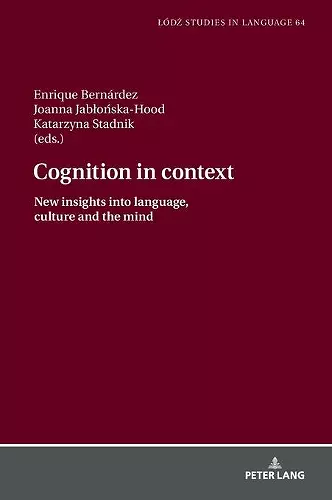 Cognition in context cover