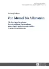 Von Memel Bis Allenstein cover